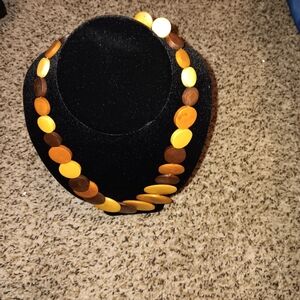 Brown Wooden Necklace